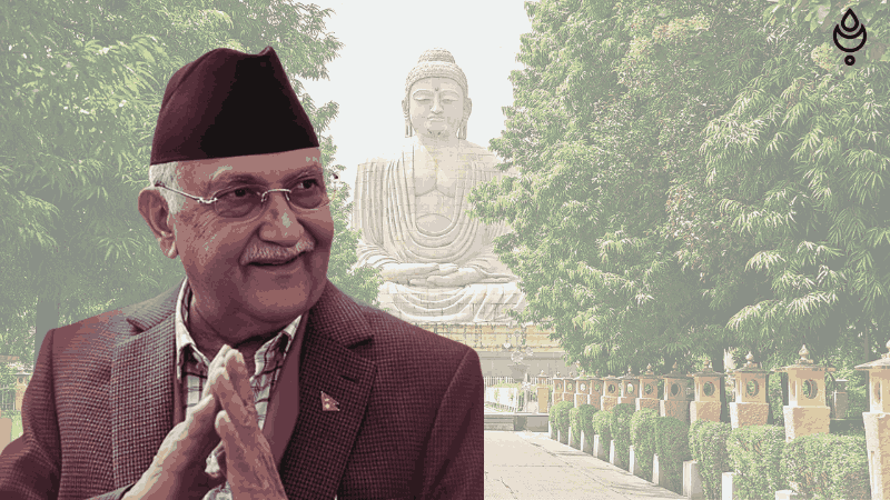 Pm-Oli-visiting-India-Via-Bodhgaya
