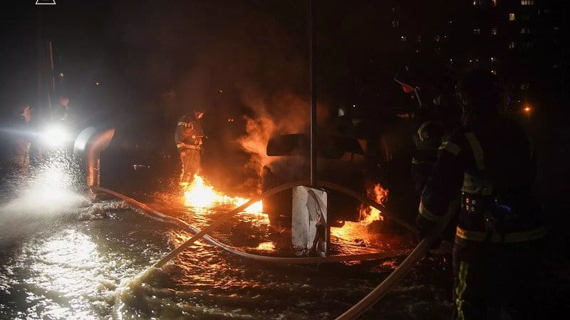 Ukraine hits oil depot and Russia strikes homes near Black Sea